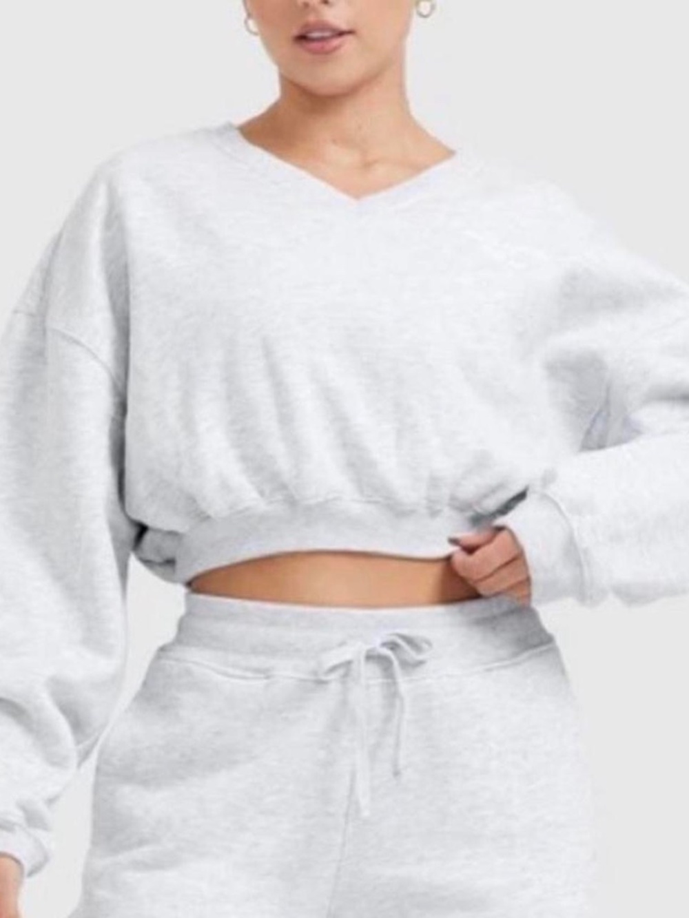 ONER ACTIVE GREY CINCHED SWEATER